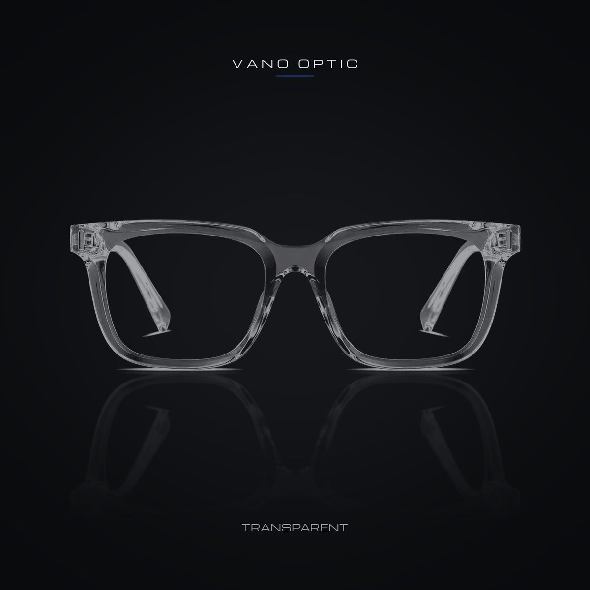 VANO Blaulichtfilterbrille OPTIC in Transparent, Ansicht von vorn