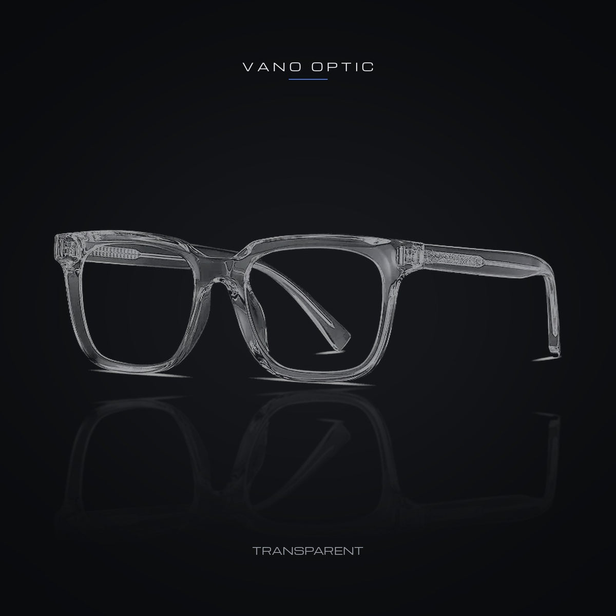 VANO Blaulichtfilterbrille OPTIC in Transparent, seitliche Ansicht