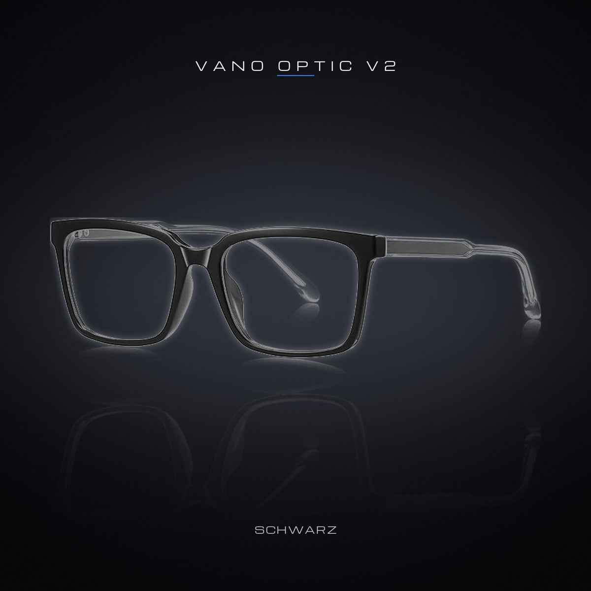 VANO Blaulichtfilterbrille OPTIC V2 in Schwarz